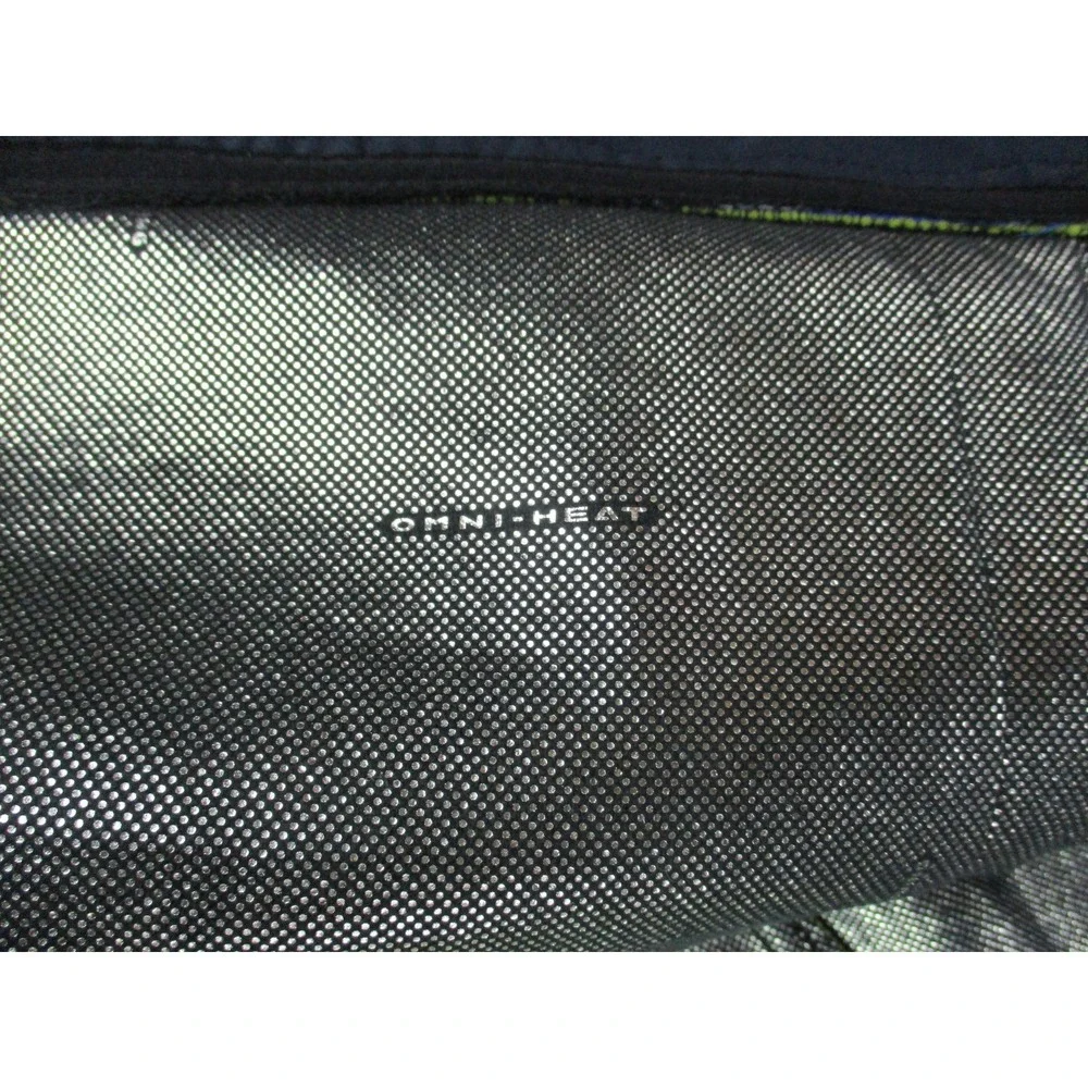 Columbia Jacket Mens Large Green Black Omni-Heat Interchange Insulated Coat